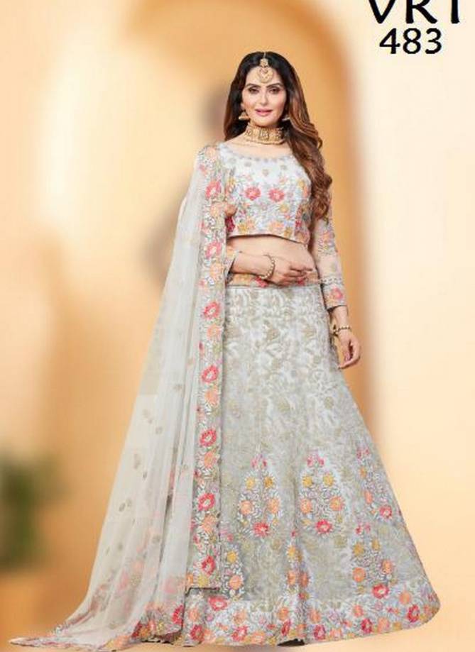 VRT WARM Designer Heavy Latest Wedding Wear Fancy Work Net Lehenga Choli Collection